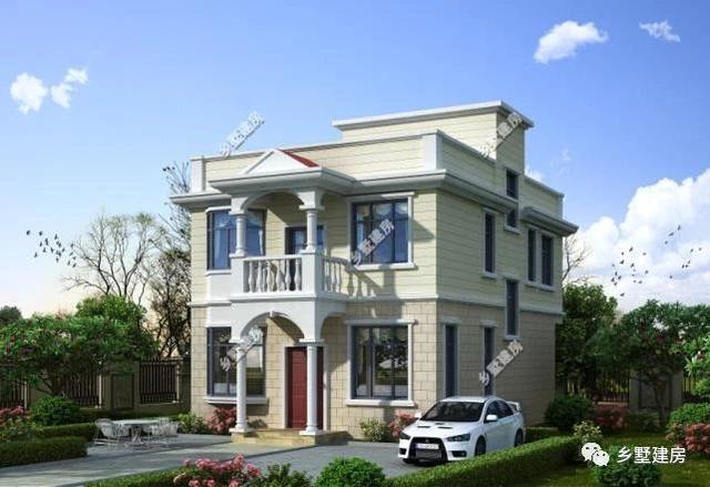 12mX10m的宅基地建一棟超美的二層別墅，設計好了不光好看，更有氣勢，城里人看了也只有羨慕的份