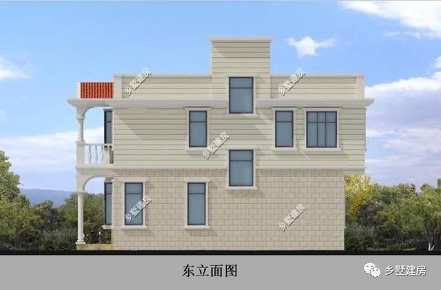 12mX10m的宅基地建一棟超美的二層別墅，設計好了不光好看，更有氣勢，城里人看了也只有羨慕的份