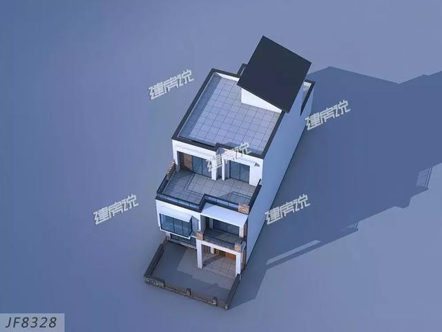 3款三層別墅戶型圖，專為農村設計，外觀大氣內部實用，造價不到40萬