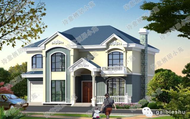 2款風(fēng)格不同的進(jìn)深10米左右二層農(nóng)村別墅戶型設(shè)計圖，馬上對比看看你更喜歡哪個戶型