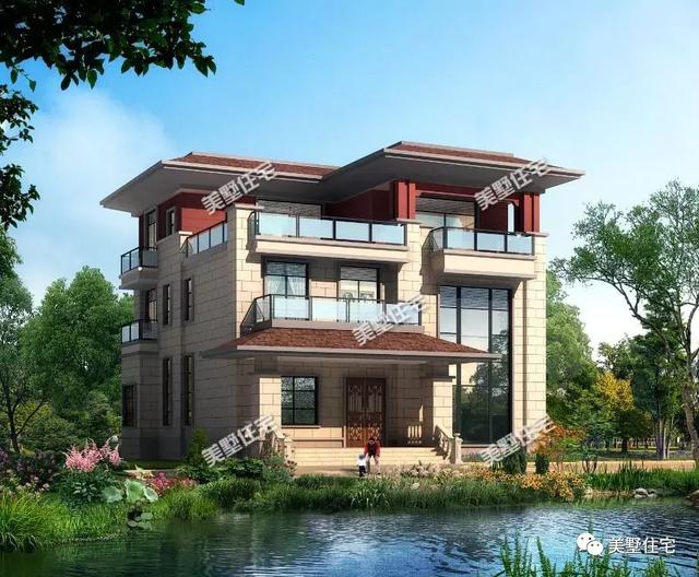 5套美式風(fēng)格別墅戶型圖，別人再也沒法說農(nóng)村房子不好看，這比城里的別墅美多了