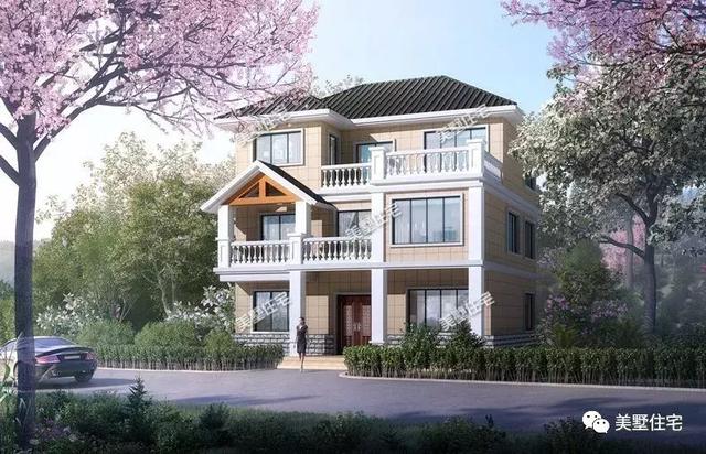 5套美式風(fēng)格別墅戶型圖，別人再也沒法說農(nóng)村房子不好看，這比城里的別墅美多了