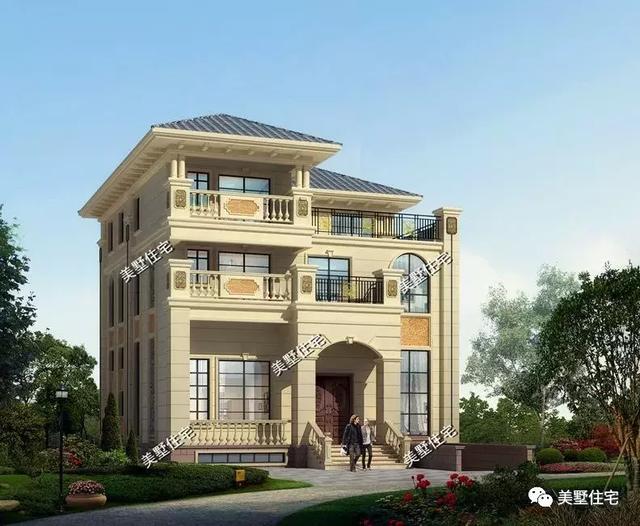 5套美式風(fēng)格別墅戶型圖，別人再也沒法說農(nóng)村房子不好看，這比城里的別墅美多了