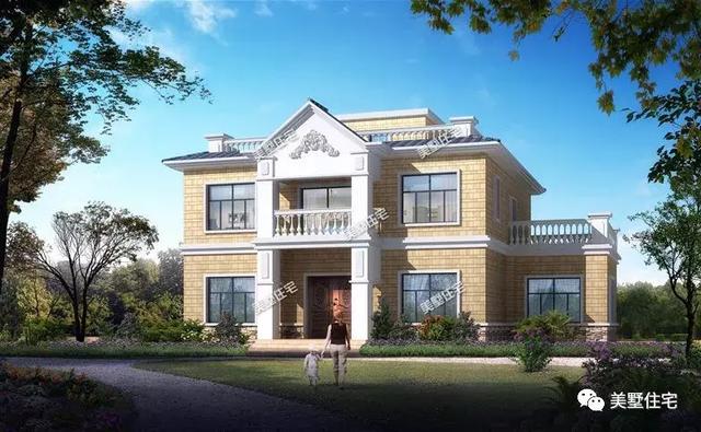 5套美式風(fēng)格別墅戶型圖，別人再也沒法說農(nóng)村房子不好看，這比城里的別墅美多了