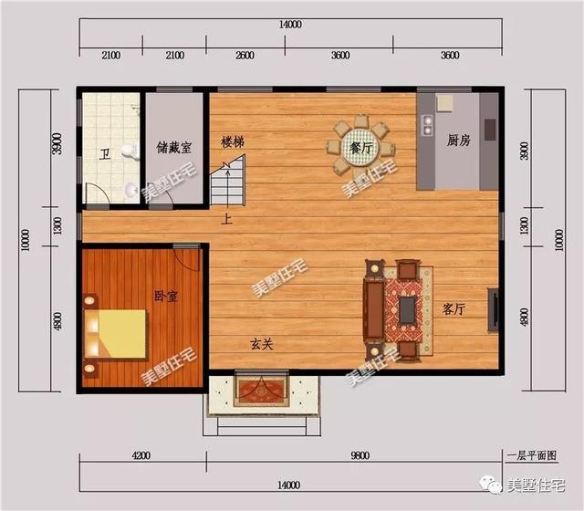 一款全村都羨慕的別墅戶型圖，娛樂(lè)室+大露臺(tái)，你需要一套這樣的房子