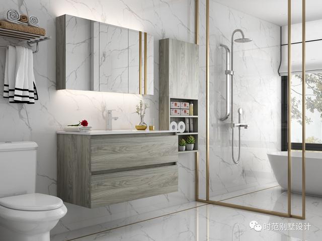 看多了形形色色的歐式住宅，換個(gè)樸素簡約帶內(nèi)院泳池和書房的現(xiàn)代別墅戶型圖看一看