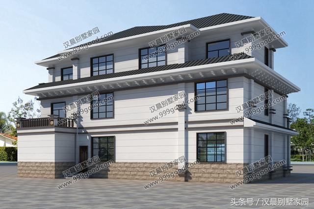 3棟新中式別墅設計圖，現(xiàn)在歐式泛濫容易過時，最終想想還是中式經(jīng)典且比較耐看，不選擇一棟都不甘心