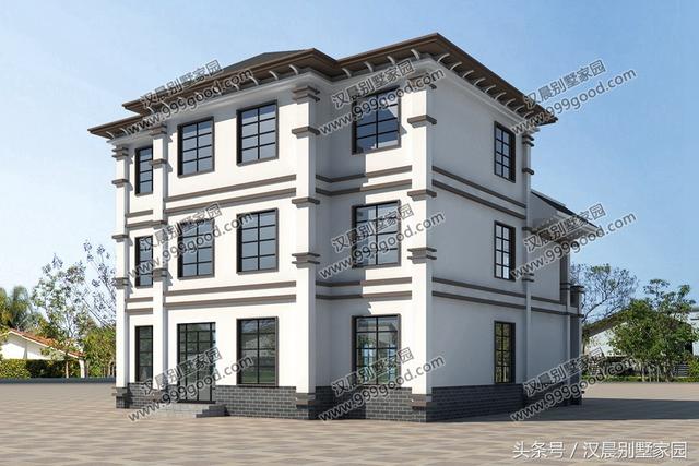 3棟新中式別墅設計圖，現(xiàn)在歐式泛濫容易過時，最終想想還是中式經(jīng)典且比較耐看，不選擇一棟都不甘心