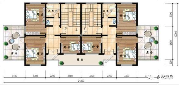 三層農(nóng)村自建建筑結(jié)構(gòu)水電全套圖紙效果圖