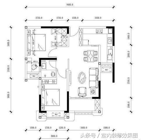 72平兩居室新房裝修11萬，色彩搭配上墻面顏色最滿意，簡單清爽還上檔次