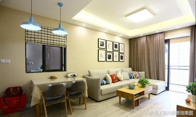 72平兩居室新房裝修11萬，色彩搭配上墻面顏色最滿意，簡單清爽還上檔次