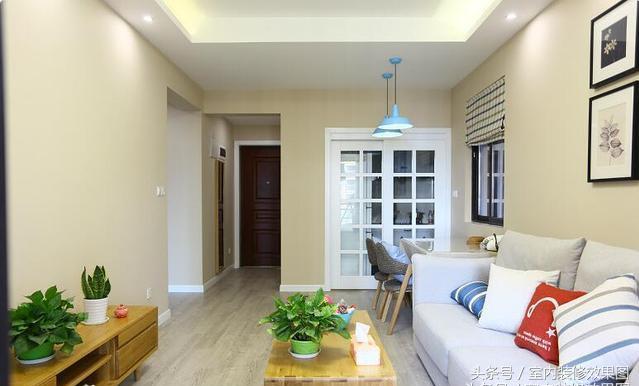 72平兩居室新房裝修11萬，色彩搭配上墻面顏色最滿意，簡單清爽還上檔次