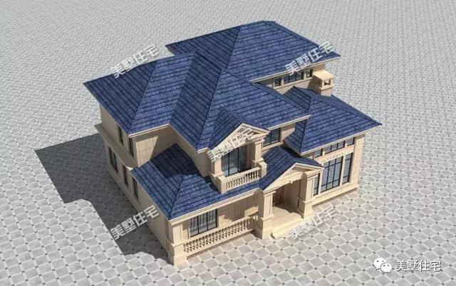 兩層歐式別墅設(shè)計(jì)圖，端莊大方，這么美讓左鄰右舍都羨慕不已