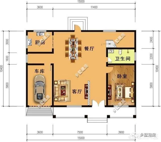 不同的兩種風格農村別墅設計圖，布局合理，經濟又實用