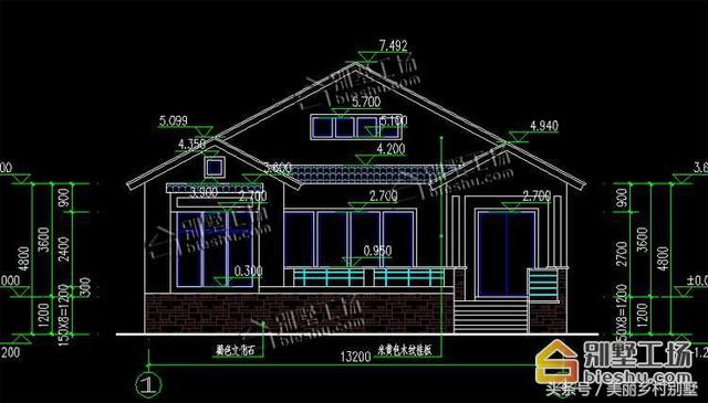 農(nóng)村一層別墅設(shè)計(jì)圖，現(xiàn)代風(fēng)格，給父母建一套這樣的養(yǎng)老房，絕對(duì)贊