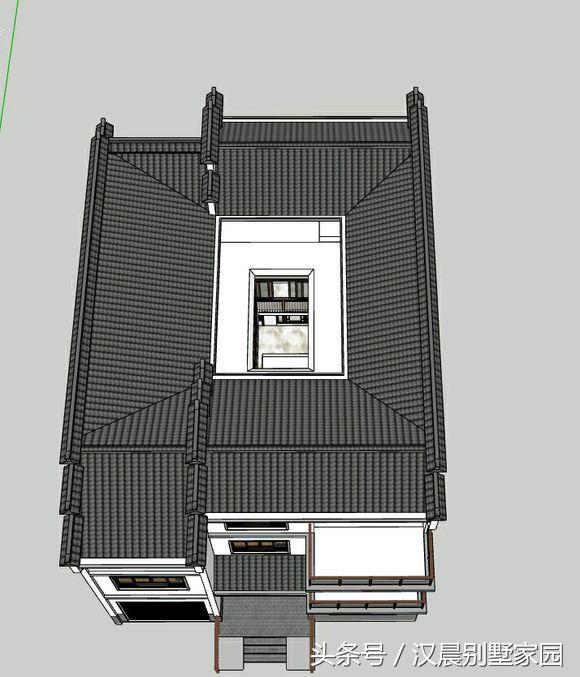 最近大熱的新中式別墅設(shè)計圖，新式徽派建筑風(fēng)還帶院子，這樣的款式還滿意么？