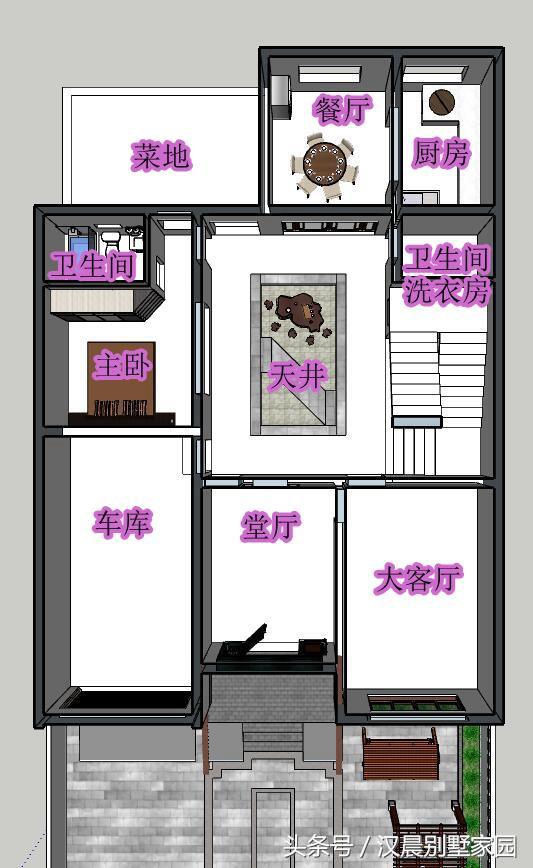 最近大熱的新中式別墅設(shè)計圖，新式徽派建筑風(fēng)還帶院子，這樣的款式還滿意么？