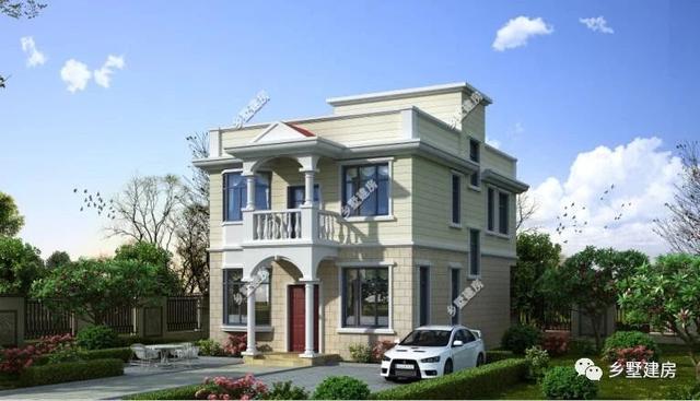 兩款現(xiàn)代新農(nóng)村自建別墅設(shè)計(jì)圖，外觀超美，戶型超棒，蓋哪一棟都出彩