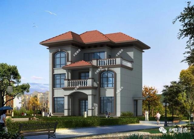 兩款現(xiàn)代新農(nóng)村自建別墅設(shè)計(jì)圖，外觀超美，戶型超棒，蓋哪一棟都出彩