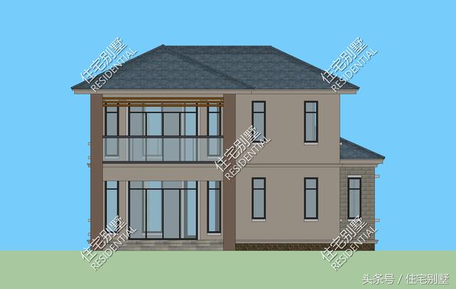 二層現(xiàn)代簡(jiǎn)約派小別墅， 框架結(jié)構(gòu)開間12X15精雕細(xì)刻，打造完美居住體驗(yàn)