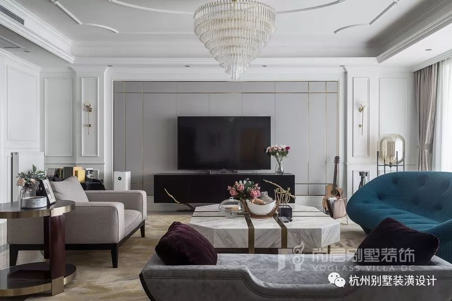 尚層作品丨380㎡當代藝術風格別墅實景