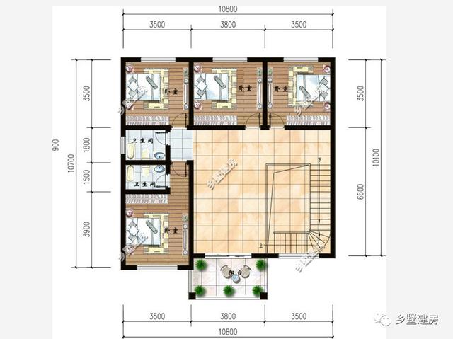 今天推薦兩款超大挑高客廳的二層別墅設(shè)計(jì)圖，裝修后更漂亮