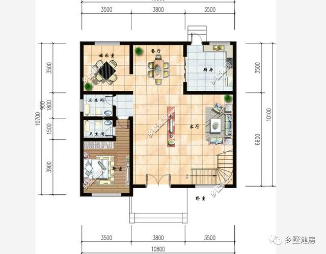 今天推薦兩款超大挑高客廳的二層別墅設(shè)計(jì)圖，裝修后更漂亮