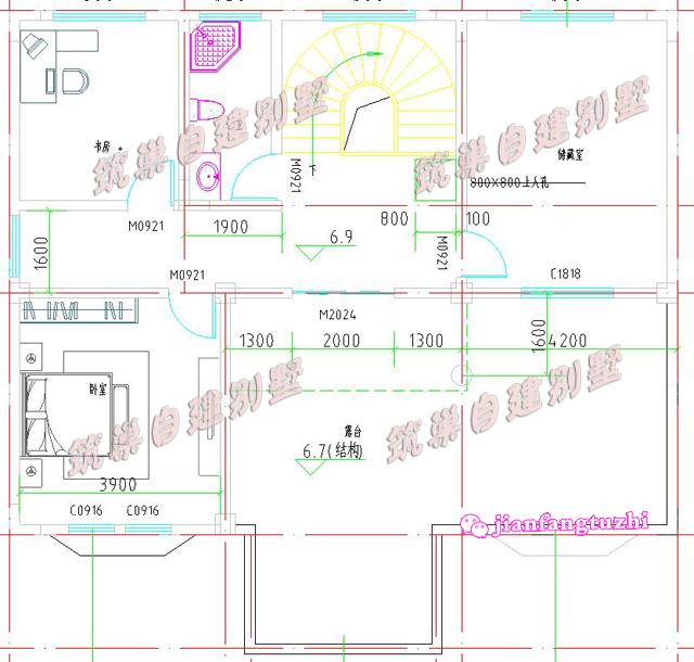 130平米13x10米三層別墅設(shè)計(jì)圖，復(fù)式挑空，喚起你對(duì)兒時(shí)紅磚瓦房的記憶
