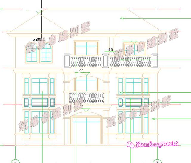 130平米13x10米三層別墅設(shè)計(jì)圖，復(fù)式挑空，喚起你對(duì)兒時(shí)紅磚瓦房的記憶