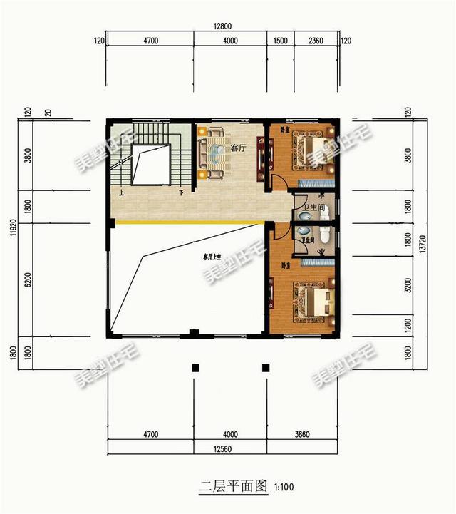 帶車庫(kù)的四層農(nóng)村別墅設(shè)計(jì)圖，現(xiàn)在建房還是帶個(gè)車庫(kù)最好