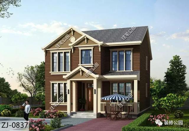 剛出爐的6套風格各異農村別墅設計圖，很適合農村自建