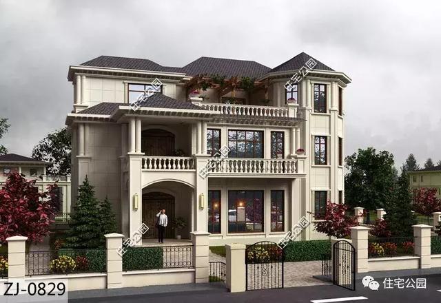 剛出爐的6套風格各異農村別墅設計圖，很適合農村自建