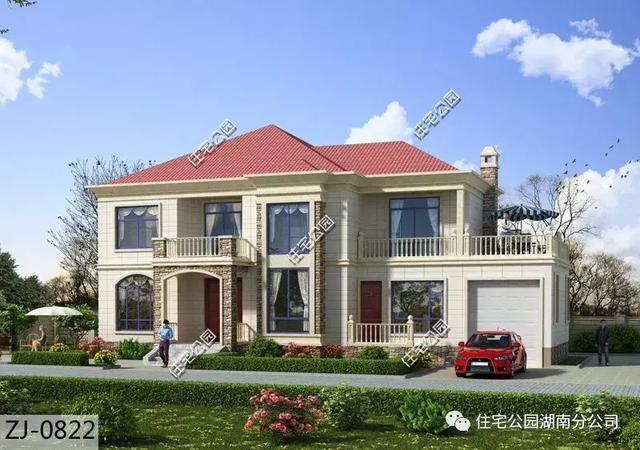 剛出爐的6套風格各異農村別墅設計圖，很適合農村自建