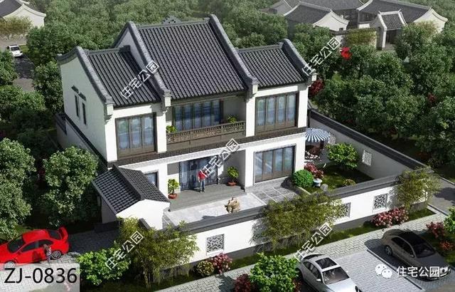 剛出爐的6套風格各異農村別墅設計圖，很適合農村自建