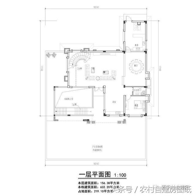 歐式三層別墅設(shè)計(jì)圖，有中式柴火灶，獨(dú)立廚房，滿足你的各種需求