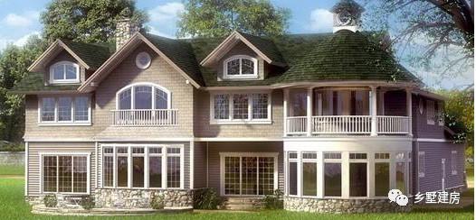 今天推薦一款田園風(fēng)格別墅設(shè)計圖，清新自然，看過的人都想回村建一棟