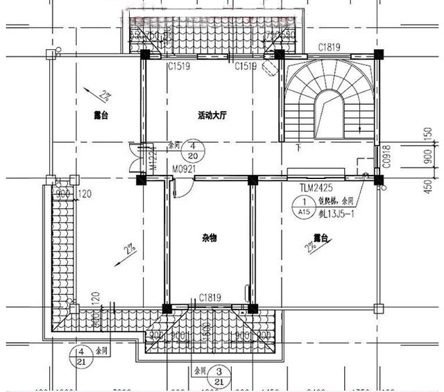 新中式四層復(fù)式別墅設(shè)計圖，造價55萬，能最大需要的滿足生活需要