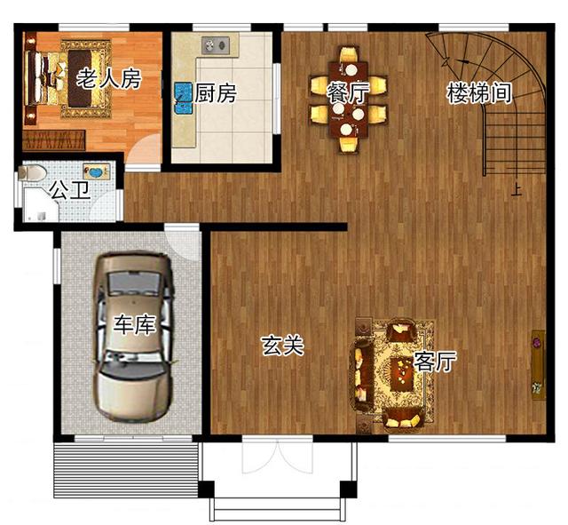 新中式四層復(fù)式別墅設(shè)計圖，造價55萬，能最大需要的滿足生活需要