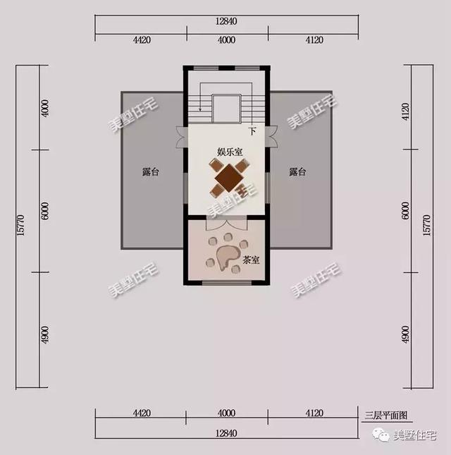 三層歐式別墅設(shè)計(jì)圖，造型簡約卻氣質(zhì)獨(dú)特，室外帶涼亭，創(chuàng)造出讓您享受鄉(xiāng)間美好時(shí)光的理想居所
