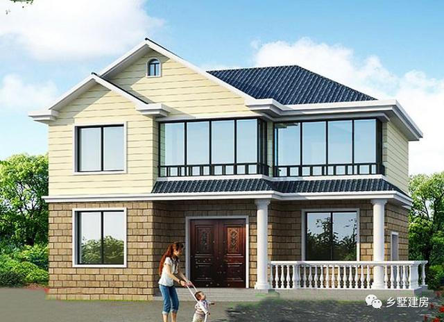 2棟經(jīng)典的二層別墅設(shè)計(jì)圖，外型和布局都不老土！