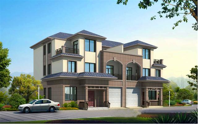 三層兄弟雙拼農(nóng)村自建房，左右對(duì)稱，戶型合理，四平八穩(wěn)，穩(wěn)重大氣，農(nóng)村建房必選