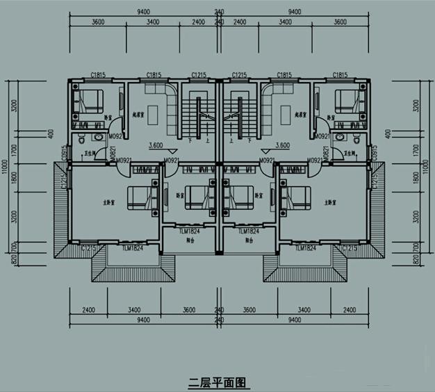 三層兄弟雙拼農(nóng)村自建房，左右對(duì)稱，戶型合理，四平八穩(wěn)，穩(wěn)重大氣，農(nóng)村建房必選