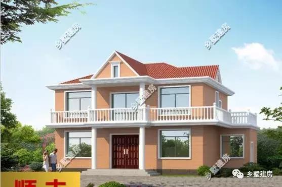 2棟二層農(nóng)村簡單實用自建房，一款大氣時尚，一款設計現(xiàn)代時尚，溫馨十足，你中意哪一款？