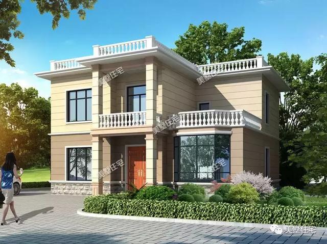 平屋頂好還是坡屋頂好？平頂施工簡單，造價低，6款平屋頂別墅設(shè)計圖分享給你