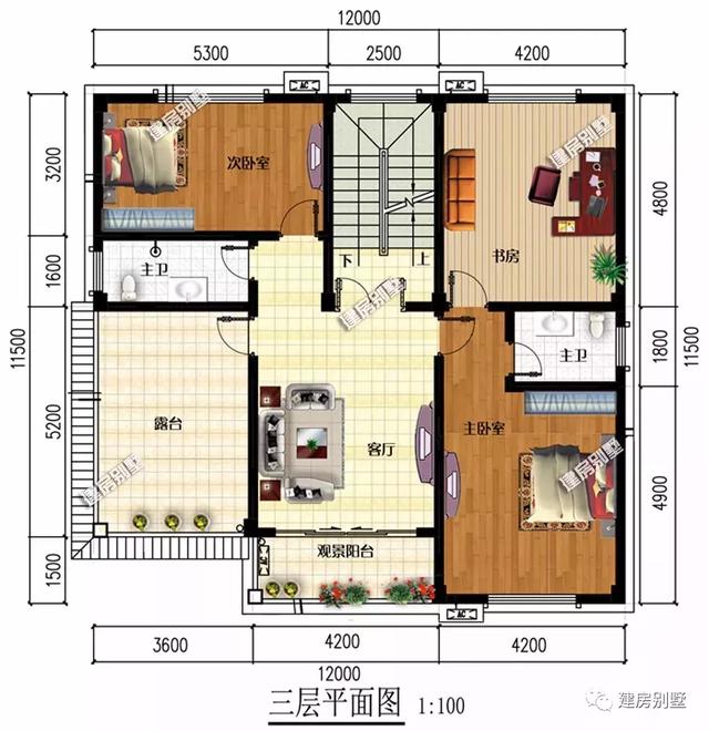 三棟同面寬的農(nóng)村自建房設(shè)計(jì)圖，有華麗的，有簡(jiǎn)單好施工的，你喜歡哪一款？