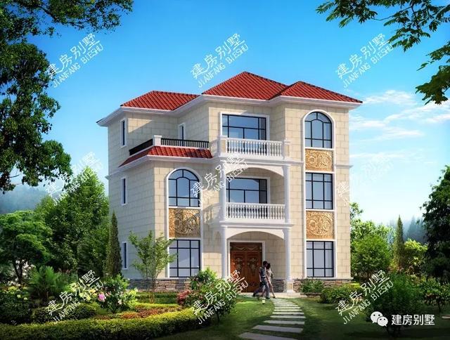 三棟同面寬的農(nóng)村自建房設(shè)計(jì)圖，有華麗的，有簡(jiǎn)單好施工的，你喜歡哪一款？