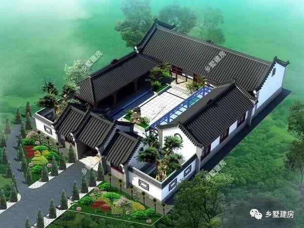 15款中國傳統(tǒng)建筑四合院別墅設(shè)計圖，款款精致，經(jīng)典大氣