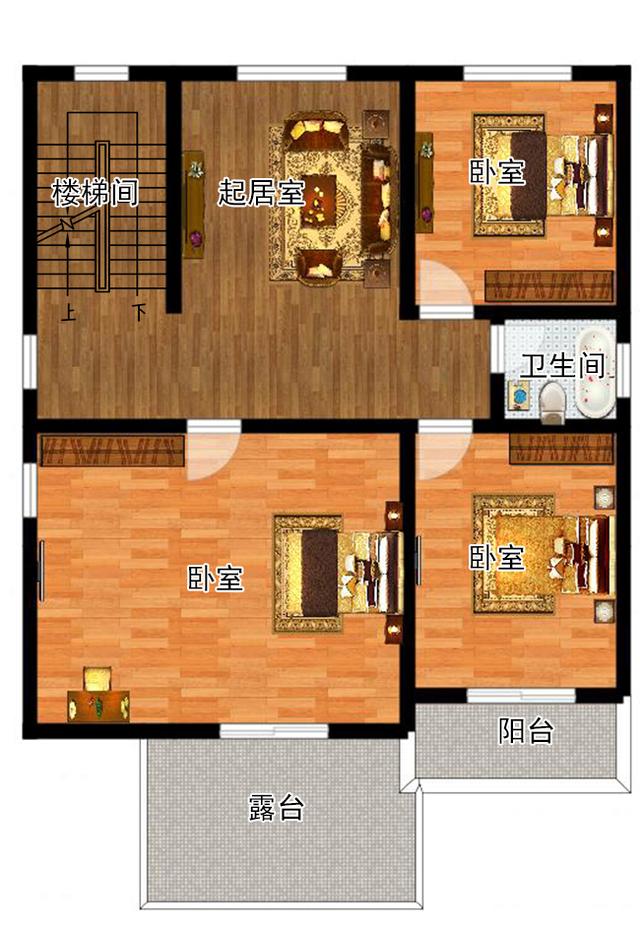 經(jīng)典簡歐風(fēng)格三層別墅設(shè)計圖，新農(nóng)村自建房強(qiáng)烈推薦！