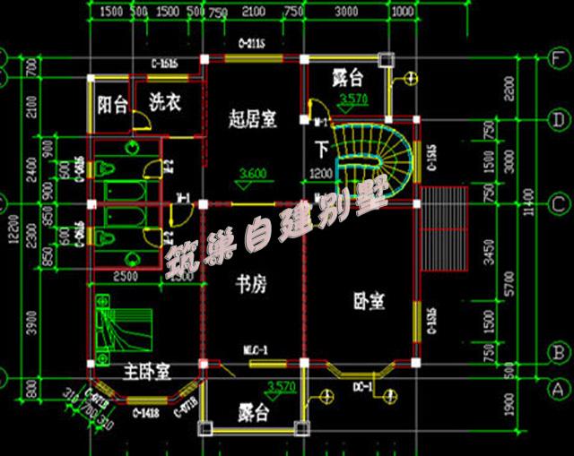 2款農(nóng)村別墅設(shè)計圖紙，房子洋氣，一款帶羅馬柱，一款不帶，你喜歡哪款