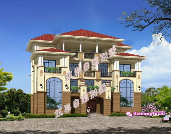 2款農(nóng)村別墅設(shè)計圖紙，房子洋氣，一款帶羅馬柱，一款不帶，你喜歡哪款